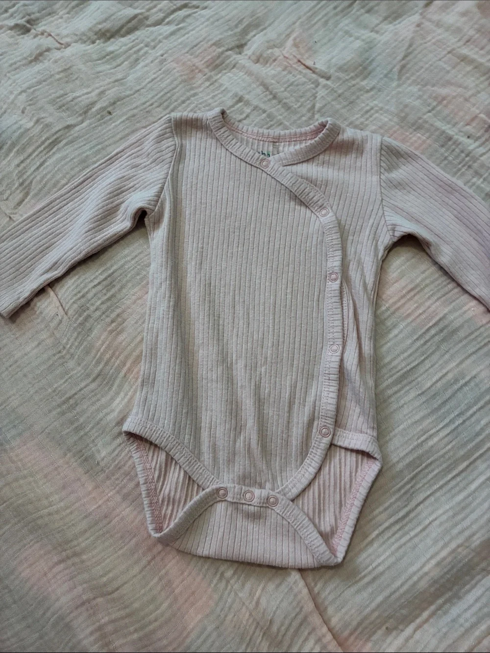 Carter's Pink, Lavender & Beige Baby One-Piece Bodysuits Set